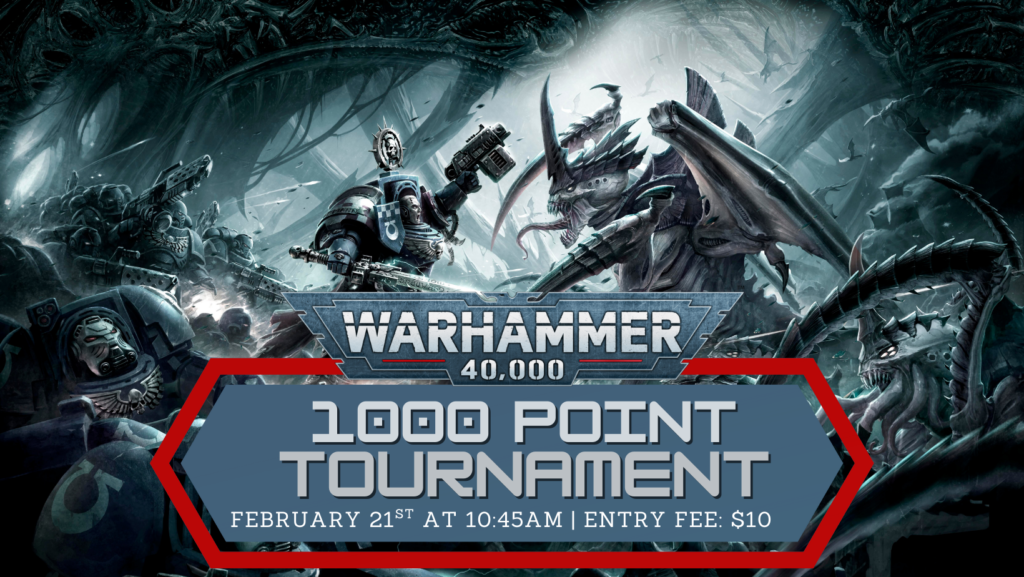Warhammer 40k 1000 point tournament