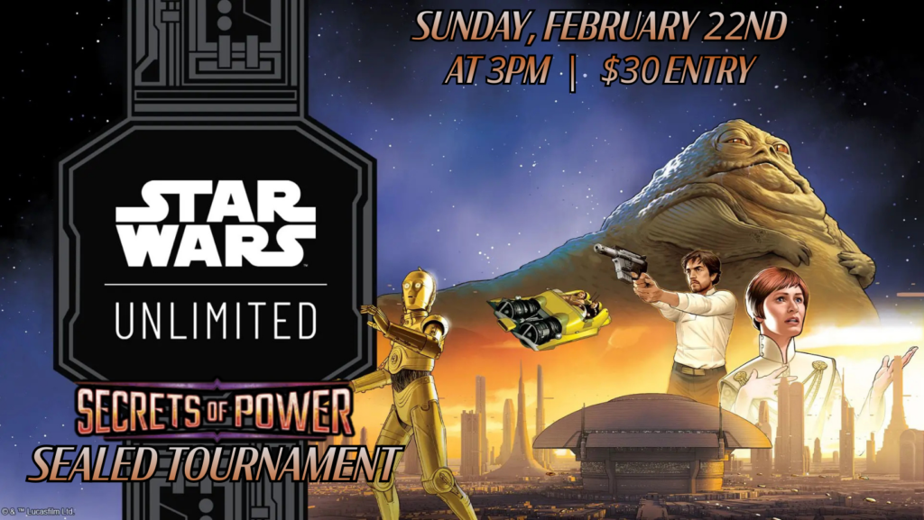 Star Wars Unlimited Sealed Tournament