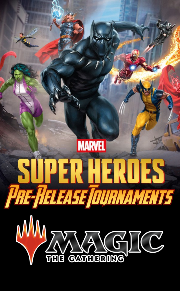 MTG Marvel Superheroes Prerelease Events